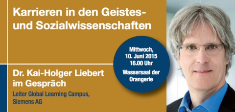 Veranstaltungsbild mit Herrn Dr. Kai-Holger Liebert, Leiter Global Learning Campus, Siemans AG